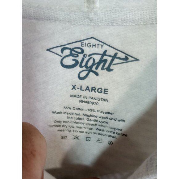 Eighty Eight Brand Savage Life Tiger Hoodie Sweatshirt Adult Size XL NEW - Picture 4 of 9